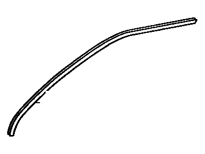 Toyota 62313-16070-04 Trim,  Front Door Opening,  RH