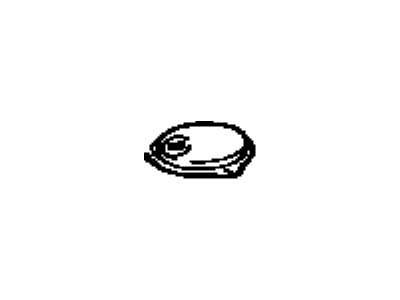 58325-16020 Toyota Cover, Rear Floor Service Hole Illustration 1 of 1