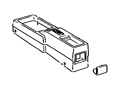 Toyota Tercel Center Console Base - 58901-16080-01