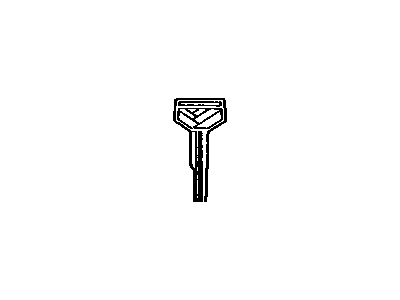 Toyota 90999-00106 Key,  Blank