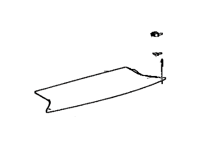 Toyota 64330-16210-J0 Package Tray Trim