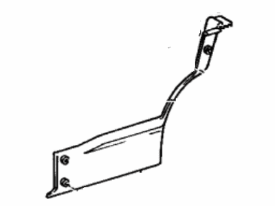 Toyota 62552-16040-06 Garnish,  Rear Seat Side,  LH