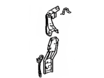 Toyota 53202-06050 Support Sub-Assembly, Radiator, Passenger Side 53202-06050 Toyota Support Sub-Assembly, Radiator, Passenger Side Illustration 1 of 1