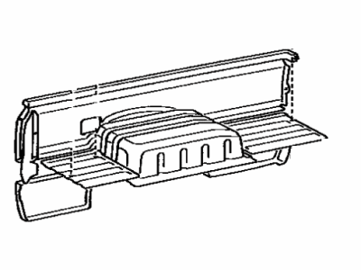 Toyota 65315-89107 Panel, Floor Rear Corner, Passenger Side