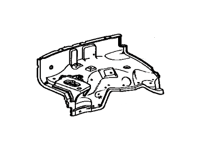 Toyota 53701-89124 Wheelhouse