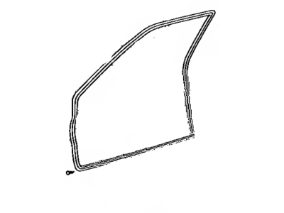 1987 Toyota Tercel Door Seal - 67862-16180