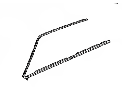 Toyota 75552-22101 Drip Molding