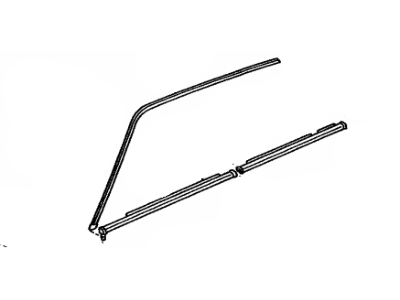 Toyota 75551-22101 Drip Molding