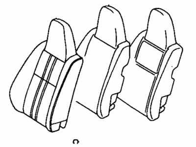 Toyota 71430-1G500-B4 Seat Back Assembly
