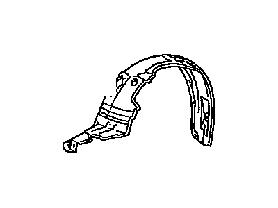 Toyota 53875-16080 Fender Liner