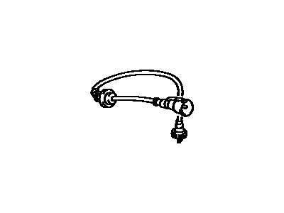 Toyota Tercel Speedometer Cable - 83710-16380