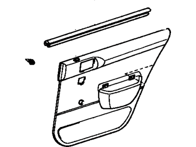 Toyota 67630-16660-E0 Door Trim Panel