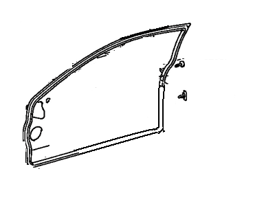 Toyota 67862-16290 Door Weatherstrip