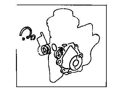Toyota 04446-24020 Gasket Kit,  Power Steering Pump