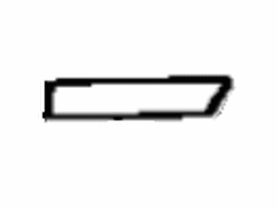Toyota 75652-16430 Moulding,  Quarter,  Outside LH