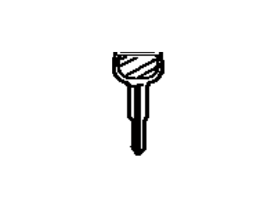 Toyota 90999-00167 Key,  Blank