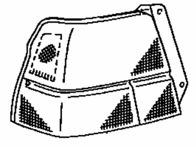 1998 Toyota Tercel Back Up Light - 81560-16630
