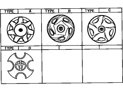 Toyota Tercel Wheel Cover - 42602-16120