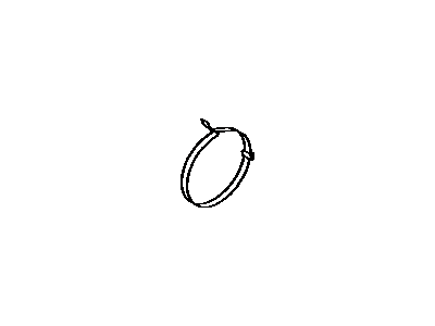 Toyota 42345-16150 Clamp,  NO.2 (For Front Axle Outboard Joint Boot RH)