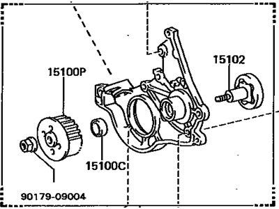 Toyota 15100-11110 Oil Pump