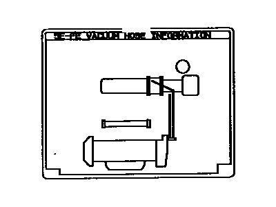 Toyota 17792-11654 Vacuum Diagram