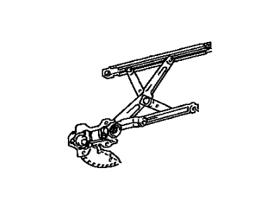 1998 Toyota Tercel Window Regulator - 69801-16050