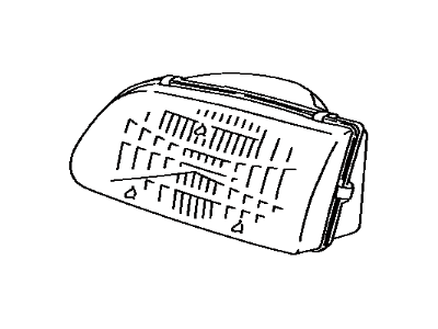 1998 Toyota Tercel Headlight - 81170-16550