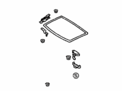 Toyota 63201-28180 Glass Assembly