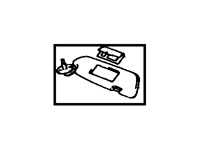 Toyota Previa Sun Visor - 74310-95D13-03