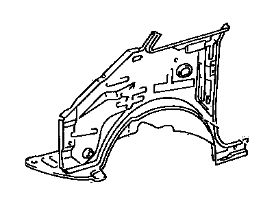 Toyota 53702-28210 Apron Assembly