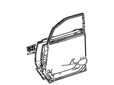 Toyota 67001-28051 Door Shell, Passenger Side