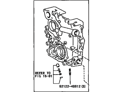 Toyota 11301-76010 Case Sub-Assy,  Timing Gear