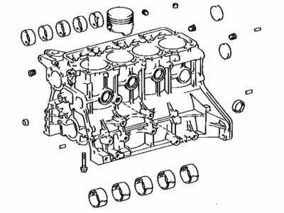Toyota 11401-79636 Cylinder Block