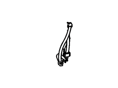 Toyota Previa Seat Belt - 73360-28170-B0