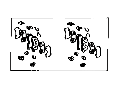 Toyota 04466-28011 Rear Pads