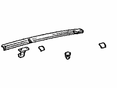 Toyota 75055-28040 Garnish Sub-Assy,  Roof Side,  Rear RH