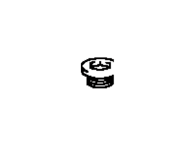 Toyota 90341-27006 Plug, W/Head Straight Screw, Passenger Side