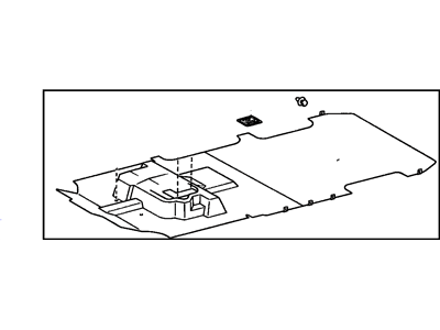 Toyota 58560-2J191-B1 Carpet