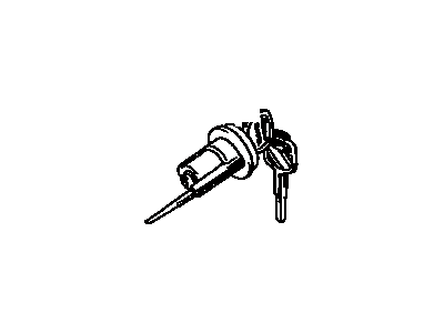Toyota Previa Ignition Lock Cylinder - 69057-95D01