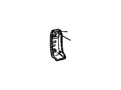 Toyota 76937-95D00-B0 Molding