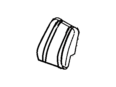 79175-95D01 Toyota Pad, Seat Back, Passenger Side, Driver Side Illustration 1 of 1