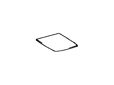 Toyota 58837-28010-E0 Pad, Console Box Silencer