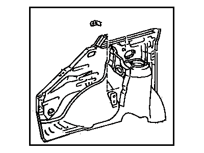 Toyota 53701-28260 Apron Assembly