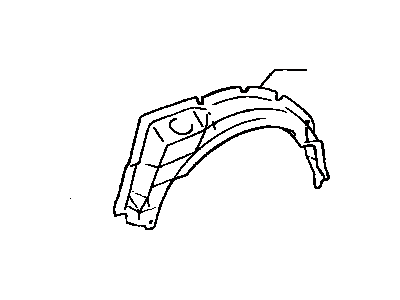 Toyota 61608-95D01 Wheelhouse