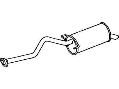 Toyota Previa Muffler - 17430-76101