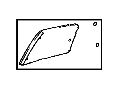 Toyota 62073-28011 Window Assy,  Side,  Rear RH