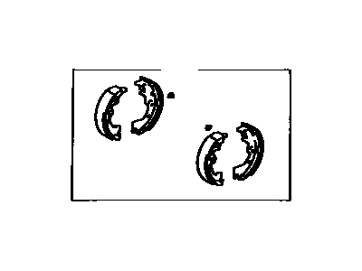 Toyota Previa Brake Shoe Set - 04495-28170