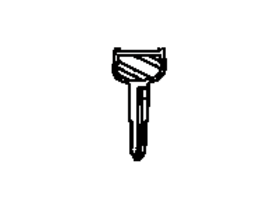 Toyota 90999-00167 Key,  Blank