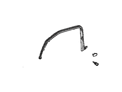Toyota Previa Weather Strip - 67864-28030