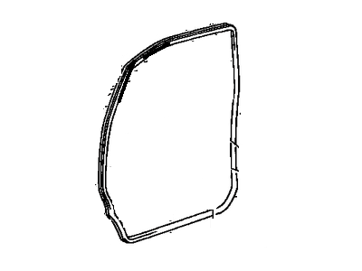 Toyota Previa Weather Strip - 67862-28010-B0